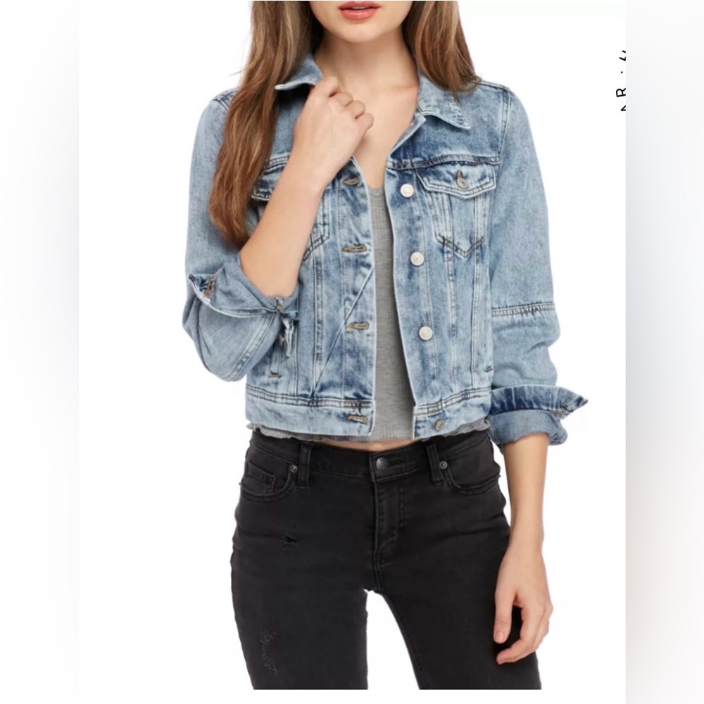 Free People Rumors Denim Jacket